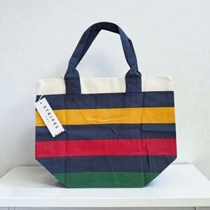 NEW Hudson's Bay Company RARE Multi Stripes Everyday Tote Bag